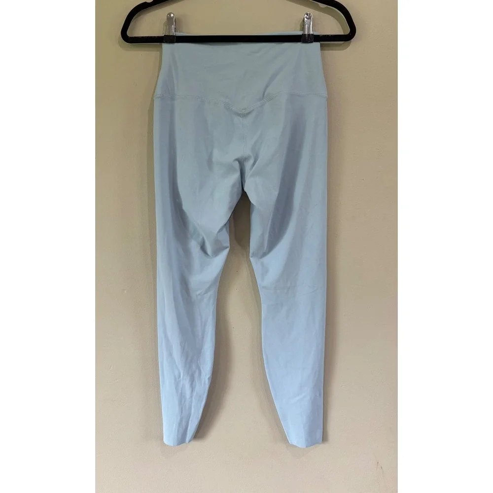 Nike Zenvy Women's Small‎ Light Blue Training Leggings High Rise 7/8 25
